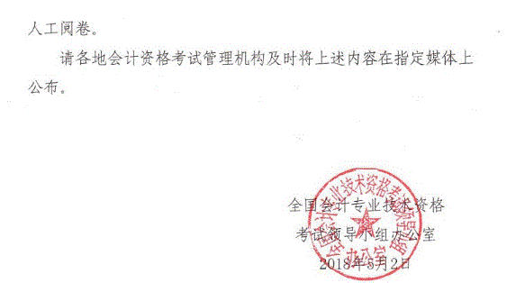 会计资格评价中心：中级会计职称考试题型通知